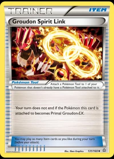 Groudon Spirit Link #131/160 — Primal Clash