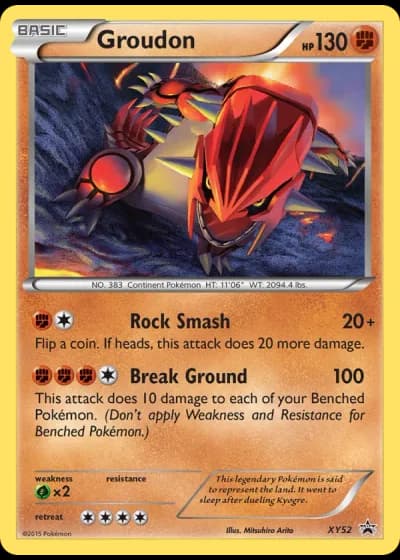 Groudon XY52