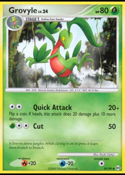 Grovyle #39/99 — Arceus