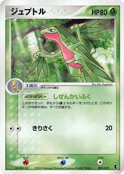 Grovyle #5/19 — Treecko Constructed Starter Deck