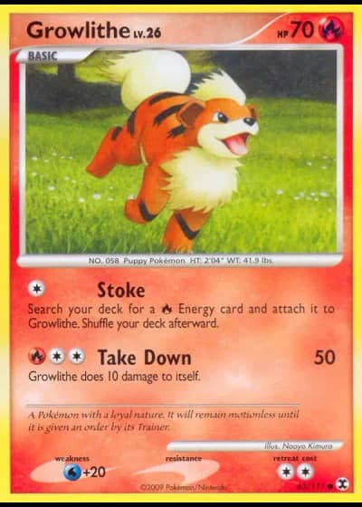 Growlithe #63/111 — L'Ascesa dei Rivali