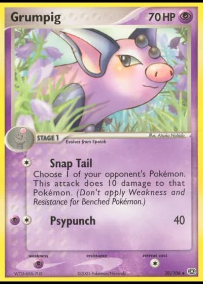Grumpig #30/106 — Emerald