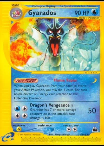 Gyarados #11/144 — Skyridge