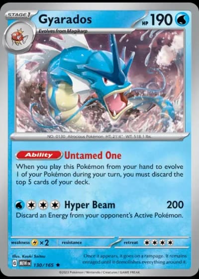 Gyarados #130/165 — 151