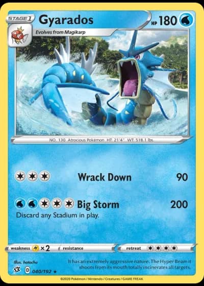 Gyarados #40/192 — Rebel Clash