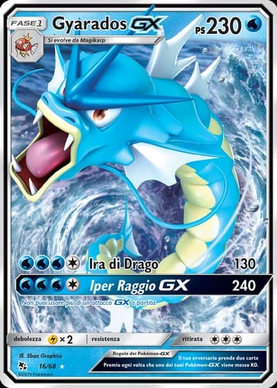 Gyarados GX #16/68 — Destino Sfuggente