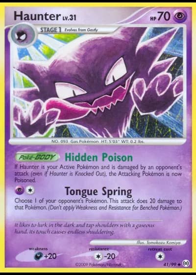 Haunter #41/99 — Arceus
