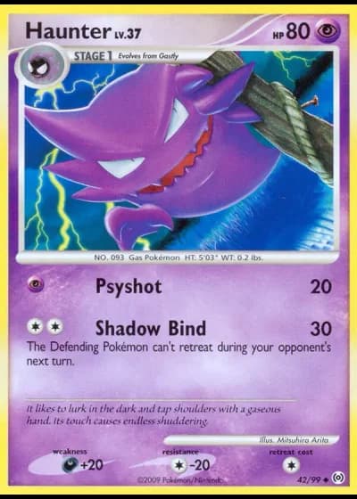 Haunter #42/99 — Arceus