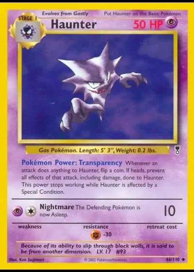 Haunter #46/110 — Legendary Collection
