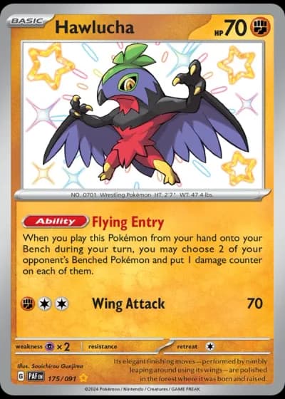 Hawlucha #175/91 — Paldean Fates