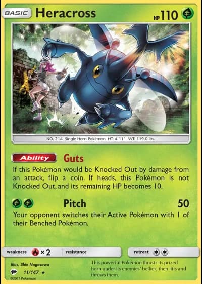 Heracross #11/147 — Burning Shadows
