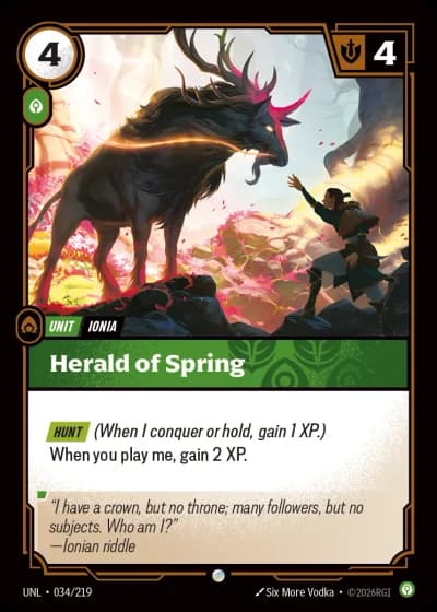 Herald of Spring #034/308 — Unleashed
