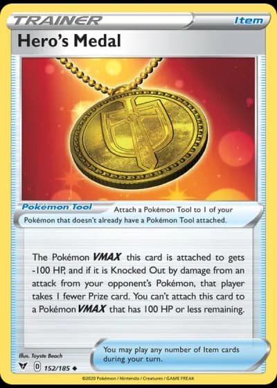 Hero's Medal #152/185 — Vivid Voltage