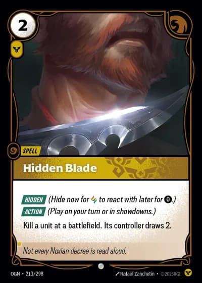 Hidden Blade #213/352 — Origins