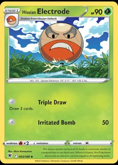 Hisuian Electrode #003/189 — Astral Radiance