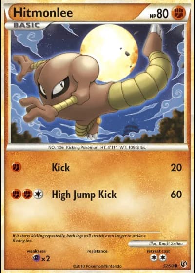 Hitmonlee #52/90 — Undaunted
