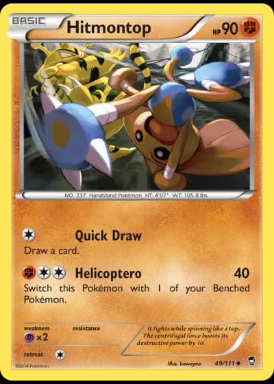 Hitmontop #49/111 — Furious Fists