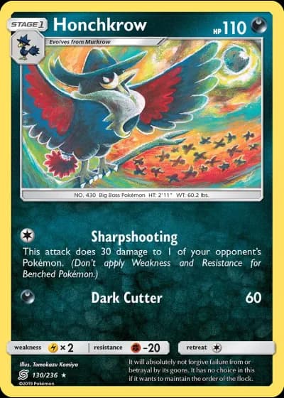 Honchkrow #130/236 — Unified Minds