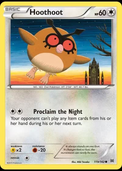 Hoothoot #119/162 — BREAKthrough