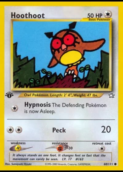 Hoothoot #60/111 — Neo Genesis