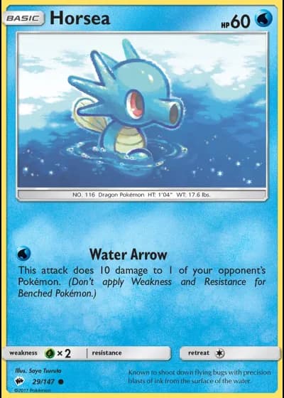 Horsea #29/147 — Burning Shadows