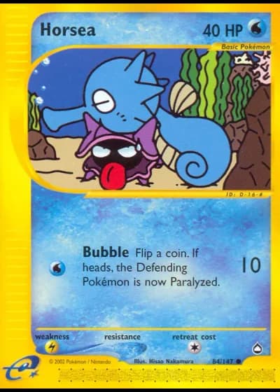 Horsea #84/147 — Aquapolis