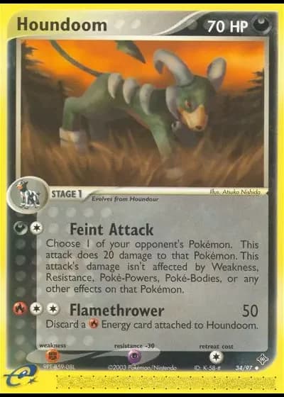 Houndoom #34/97 — Dragon