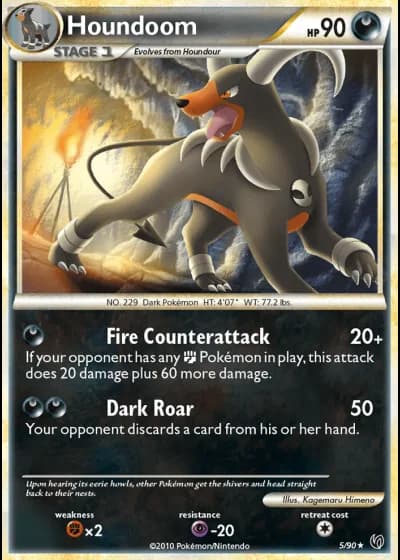 Houndoom #5/90 — Undaunted