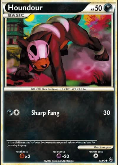Houndour #53/90 — Undaunted