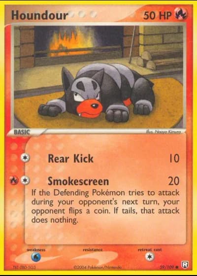 Houndour #59/109 — Team Rocket Returns