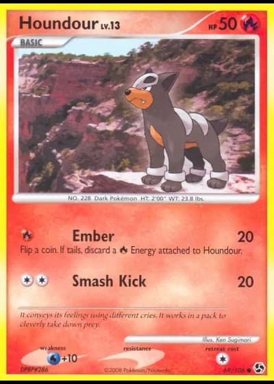 Houndour #69/106 — Great Encounters