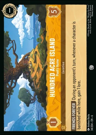 Hundred Acre Island - Pooh's Home #34/204 — Azurite Sea