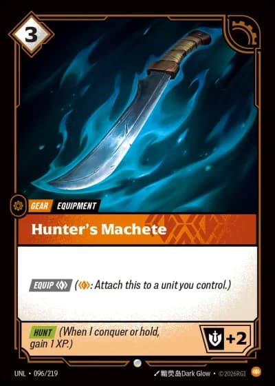 Hunter's Machete #096/308 — Unleashed