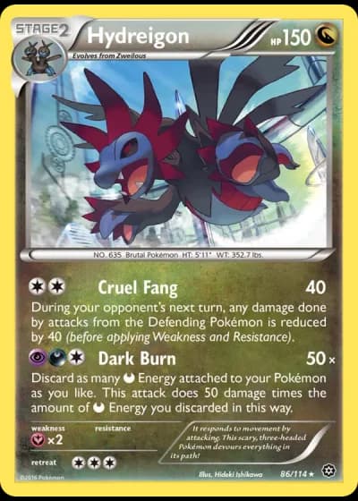 Hydreigon #86/114 — Steam Siege