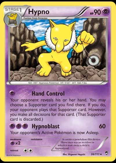 Hypno #36/111 — Furious Fists