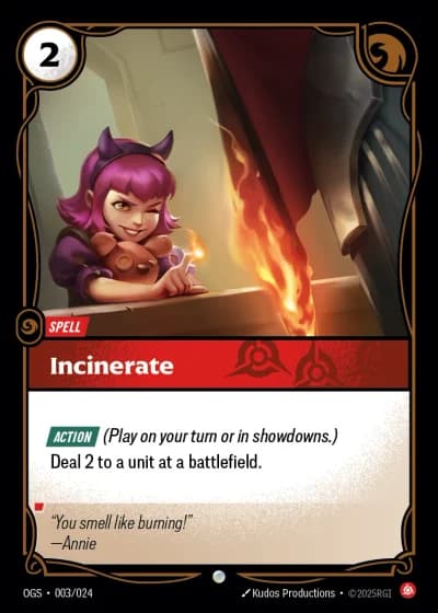 Incinerate #003/24 — Proving Grounds