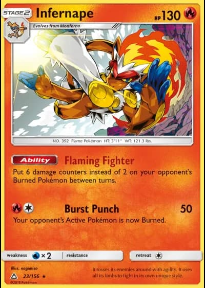 Infernape #23/156 — Ultra Prism