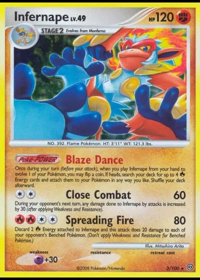 Infernape #3/100 — Stormfront