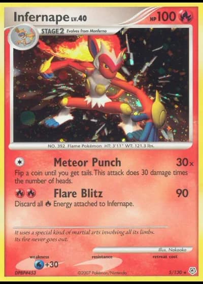 Infernape #5/130 — Diamante & Perla