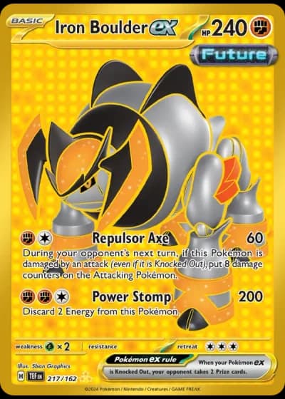 Iron Boulder ex #217/162 — Temporal Forces