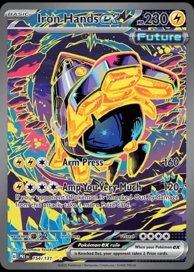 Iron Hands ex #154/131 — Prismatic Evolutions