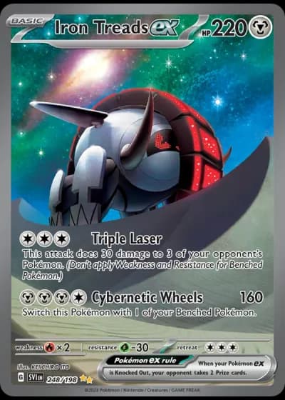 Iron Treads ex #248/198 — Scarlet & Violet