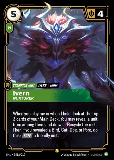 Ivern, Nurturer #051a/308 — Unleashed