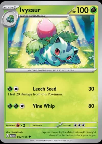 Ivysaur #002/165 — 151
