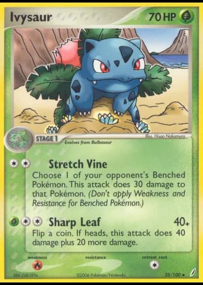 Ivysaur (Prerelease) #35/100 — Crystal Guardians