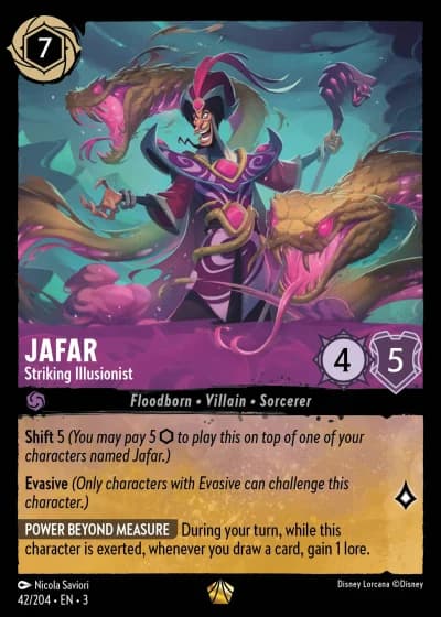 Jafar - Striking Illusionist #42/204 — Into the Inklands