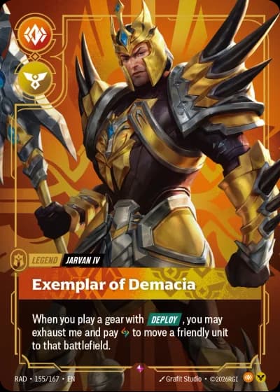 Jarvan IV, Exemplar of Demacia #155/189 — Radiance
