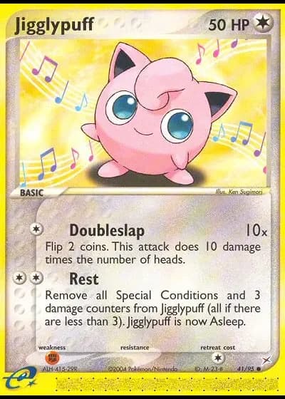 Jigglypuff #41/95 — EX Team Magma vs Team Idro