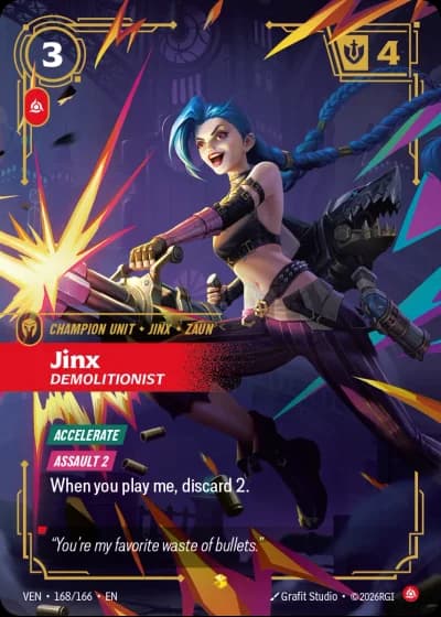 Jinx, Demolitionist #168/248 — Vendetta