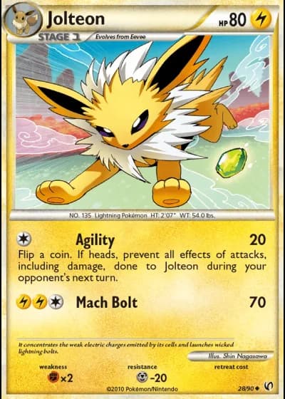 Jolteon #28/90 — Undaunted